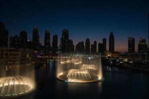 Dubai, 2022 - musical fountain in Dubai photo