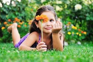 happy childredn outdoor photo