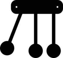 Physics Glyph Icon vector