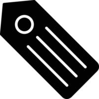 Tag Glyph Icon vector