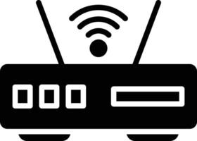 Modem Glyph Icon vector