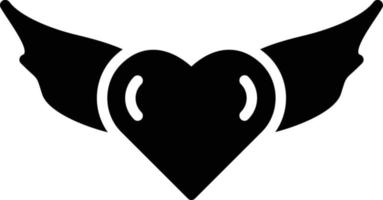 Heart Glyph Icon vector