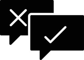 Argument Glyph Icon vector