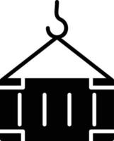 Container Glyph Icon vector