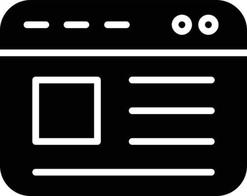 Landing Page Glyph Icon