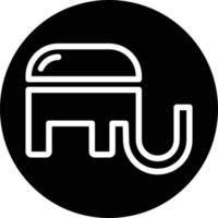 icono de glifo gop vector