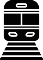 Train Glyph Icon vector