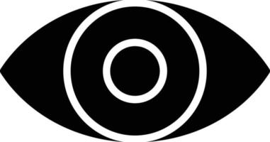 icono de glifo de ojo vector