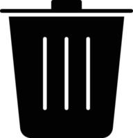 Delete Glyph Icon vector