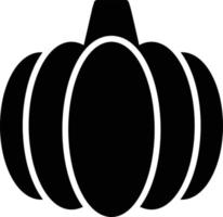 icono de glifo de calabaza vector