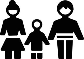 Family Glyph Icon vector