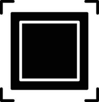 Square Glyph Icon vector