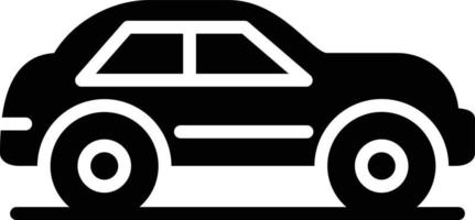 Car Glyph Icon vector