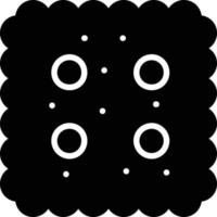 Cracker Glyph Icon vector