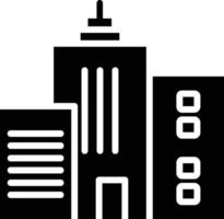 Skyscraper Glyph Icon vector