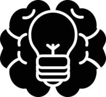 Brainstroming Glyph Icon vector