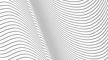 minimal round lines abstract futuristic tech background. Vector digital art banner