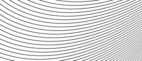 Abstract wavy background. Thin line on white. vector