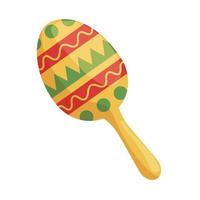 tropical maraca instrument vector