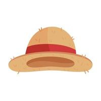 summer hat accessory vector