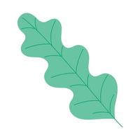 follaje de hoja verde vector