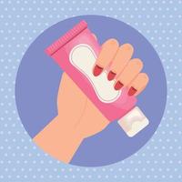 hand lifting manicure product vector