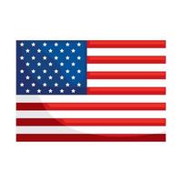 usa flag emblem vector