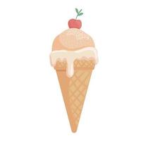 ice cream cone vector