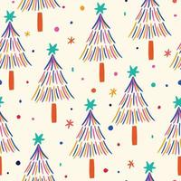 Christmas pattern. Christmas digital paper. Winter pattern. Christmas print. Christmas seamless pattern. Christmas tree pattern vector