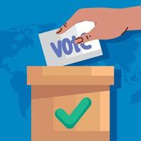 hand voting in hurn vector