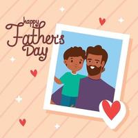 happy fathers day poster vector