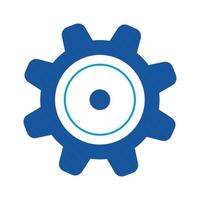 machinery gear blue vector