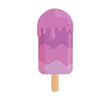 helado morado vector