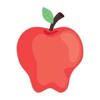 apple fresh fruit vector