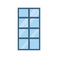 window house glass vector