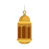 golden lamp hanging vector