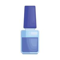 producto de esmalte de uñas azul vector