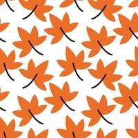 maple leaf seamless pattern for print, textile, background vector