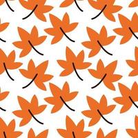 maple leaf seamless pattern for print, textile, background vector