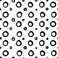 Simple hand drawn geometric pattern. Trendy monochrome rhombus brush marks. vector