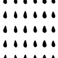 Simple hand drawn geometric pattern. Abstract spots, dashes, circles, in black vector