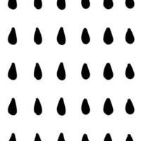 Simple hand drawn geometric pattern. Abstract spots, dashes, circles, in black vector