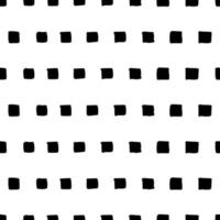 Simple hand drawn geometric pattern. Abstract spots, dashes, circles, in black vector