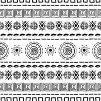Navajo seamless pattern. Ikat background with traditional design texture vector