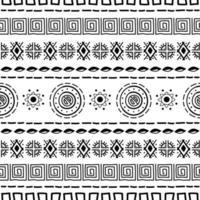 Navajo seamless pattern. Ikat background with traditional design texture vector