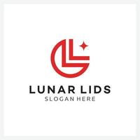 lunar logo inspiration vector icon