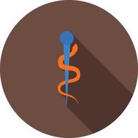 Medical Sign II Flat Long Shadow Icon vector