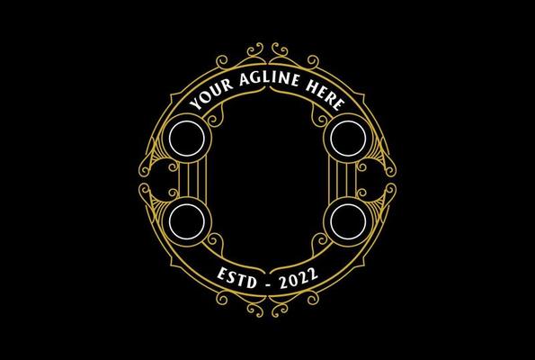 Vintage Circle Logo Vector Art, Icons, and Graphics for Free Download