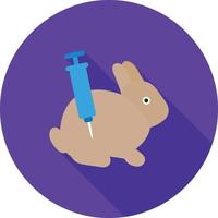 Experiment Flat Long Shadow Icon vector