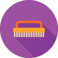 Hand Scrubber Flat Long Shadow Icon vector